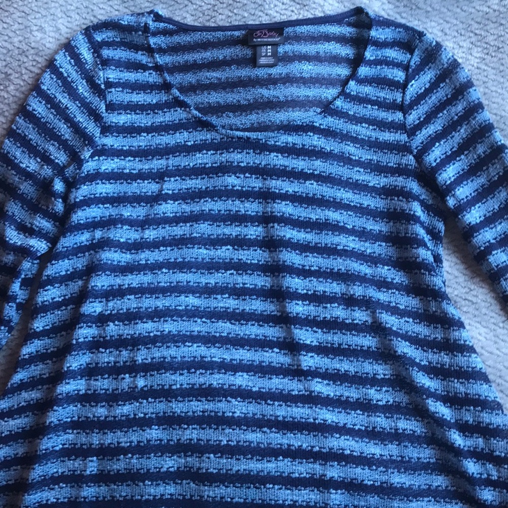 Blue striped long sleeve